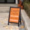 Glitzhome® 24" Halloween Wooden "Candy Shop" Standing Or Hanging Easel Sign